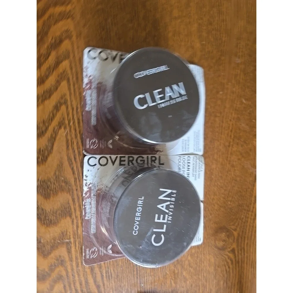 (2) Covergirl Clean‎ Invisible Loose Powder Sealed 140 - Translucent Dark